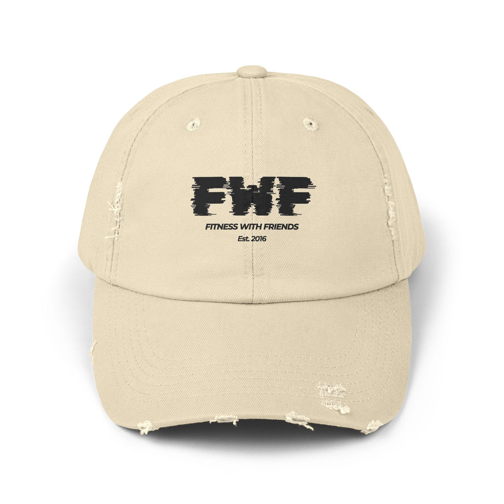 Distressed FWF Logo Cap — Vintage "Friends With Friends" Baseball Hat